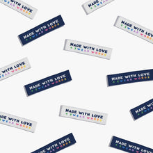 Load image into Gallery viewer, Made With Love & Swear Words Woven Labels | Pack of 6 Labels