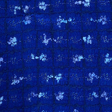 Load image into Gallery viewer, Azure Bouclé Grid Woven Fabric