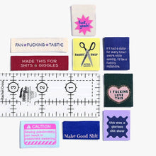 Load image into Gallery viewer, The Sweary Sewist #4 Label Box Set Collection | Package of 9 labels