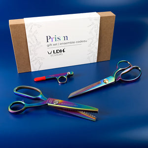 Prism Gift Set, 9.5” Fabric Shear, 9" Pinking Shear, Thread Snip
