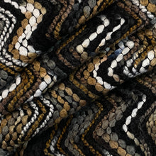 Load image into Gallery viewer, Boucle Wool Chevrons Woven Fabric
