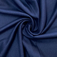 Load image into Gallery viewer, Wool Woven Fabric- Dark Blue
