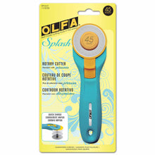Load image into Gallery viewer, OLFA RTY-2/C - SplashTM Handle Rotary Cutter 45mm - Aqua