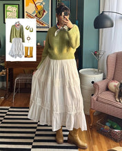 Load image into Gallery viewer, DIY Tiered Long Skirt, made to your measurements, with Ariane Clark (Wednesday Jan 7th & 14th 6-8:30p)