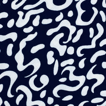 Load image into Gallery viewer, Double Knit Jacquard- Fossil- Dark Navy and White