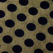 Load image into Gallery viewer, Double Knit- Green and Black Polka Dots