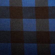 Load image into Gallery viewer, Wool Woven Fabric Suiting - Blue Buffalo Check