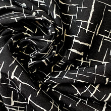 Load image into Gallery viewer, Rayon Knits - Criss Cross Lines Print