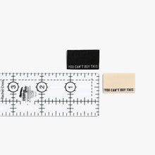 Load image into Gallery viewer, You Can't Buy This (Bk/Cream) Woven Labels by KATM| Pack of 6 labels