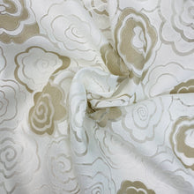 Load image into Gallery viewer, Burnout Lace Woven Fabric- Rosettes