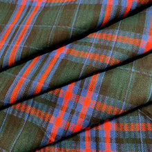 Load image into Gallery viewer, Wool Woven Fabric- Tartan