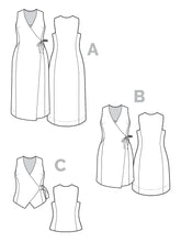 Load image into Gallery viewer, COMING SOON Aylin Wrap Dress + Vest with Ariane Clark (Thursday October 1st, 8th, 15th 6-9pm