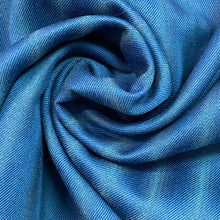 Load image into Gallery viewer, Wool Woven Fabric-Teal Blue