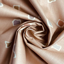 Load image into Gallery viewer, Vintage Screen Printed Coated Cotton Woven Fabric- Pink Confetti