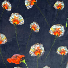 Load image into Gallery viewer, Floral Print Stretch Velvet Knit