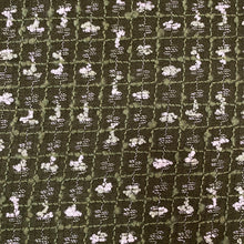 Load image into Gallery viewer, Verdant Bouclé Grid Woven Fabric
