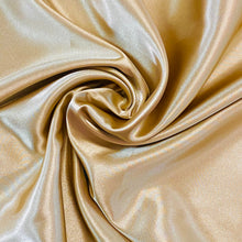 Load image into Gallery viewer, Polyester Satin Woven Fabric - Pale Gold