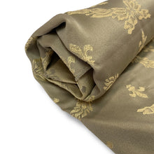 Load image into Gallery viewer, 036 Olive Wreath & Fleur-de-Lis Upholstery Deadstock Remnant 1m Bundle