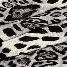 Load image into Gallery viewer, Printed Polyester Jersey- Snow Leopard