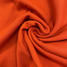 Load image into Gallery viewer, Wool Crepe Woven Fabric- Orange