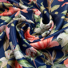 Load image into Gallery viewer, Polyester Satin- Lily and Peony