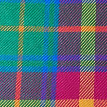 Load image into Gallery viewer, Mercerized Cotton Blend Woven - Rainbow Madras-style Check