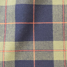 Load image into Gallery viewer, Cotton Blend Flannel Plaid- Khaki Green/ Orange