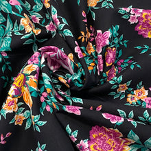 Load image into Gallery viewer, Lightweight Cotton - Midnight in the Garden