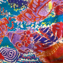 Load image into Gallery viewer, Lightweight Cotton Voile- Electric Reef Tropical Print