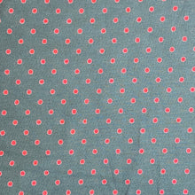 Load image into Gallery viewer, 100% Cotton Voile - Charcoal Fuchsia Polkadot