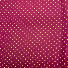 Load image into Gallery viewer, 100% Cotton Voile - Mulberry and Marigold Baby Dots