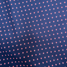 Load image into Gallery viewer, 100% Cotton Voile - Midnight Berry Polkadot