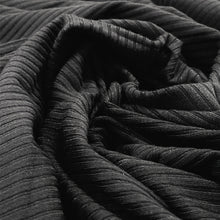 Load image into Gallery viewer, Bamboo Rib Knit - Black
