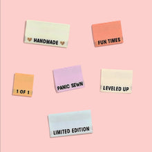 Load image into Gallery viewer, Maker Side Seams Woven Labels by KATM | Pack of 6 Labels