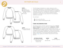 Load image into Gallery viewer, Pine Raglan by Paradise Pattern with Liz Simpson (Thursdays January 15th & 22nd 6-9pm)