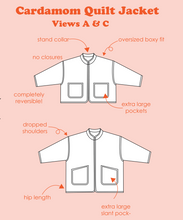 Load image into Gallery viewer, Quilt Coat Up-Cycle, with Liz Simpson (4 Tuesdays November 3, 10, 17, 24, 6-9pm)