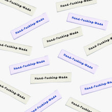 Load image into Gallery viewer, Hand-Fucking-Made Woven Labels | Pack of 6 Labels