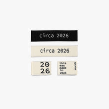 Load image into Gallery viewer, Circa 2026 Woven Labels | Pack of 6 Labels