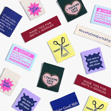 Load image into Gallery viewer, The Sweary Sewist #4 Label Box Set Collection | Package of 9 labels