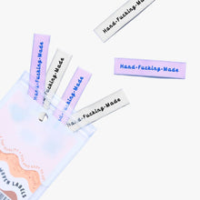 Load image into Gallery viewer, Hand-Fucking-Made Woven Labels | Pack of 6 Labels