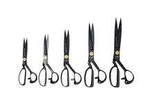 Load image into Gallery viewer, Midnight Edition Fabric Shears, 10”, Rubber Handle