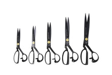 Load image into Gallery viewer, Midnight Edition Fabric Shears, 8”, Rubber Handle