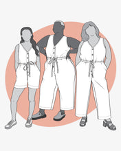 Load image into Gallery viewer, The Lazo Jumpsuit with Liz Simpson (Fri/Sat/Sun July 24th, 25th, 26th, Sew-cation!)