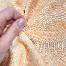 Load and play video in Gallery viewer, Wool Woven Fabric- Tangerine