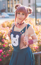 Load image into Gallery viewer, CUT/SEW Beginner Friendly Bear Pinafore Sewing Pattern