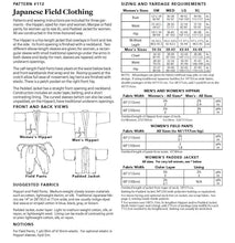 Load image into Gallery viewer, Photo of back cover of 112 Japanese Field Clothing.