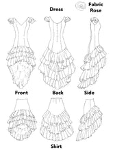 Load image into Gallery viewer, 140 Flamenco Dress and Practice Skirt