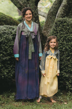 Load image into Gallery viewer, Photo of young woman and young girl standing side by side outdoors in the Han-Bok.