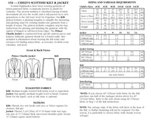 Load image into Gallery viewer, Photo of back of pattern cover. Cover shows description of pattern, views, fabric suggestions, and size and yardage charts.