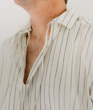 Load image into Gallery viewer, Close up of v-neck of Missouri River Boatman's Shirt